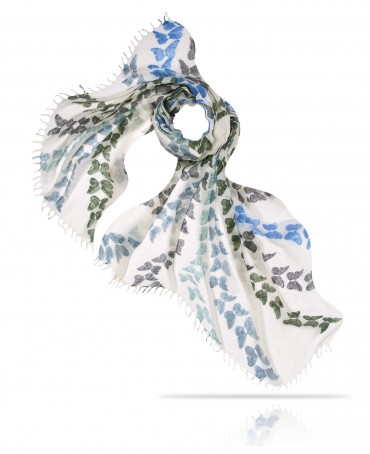 Палантин Унисекс HAND.W40-PAPILLON/BLANCHE